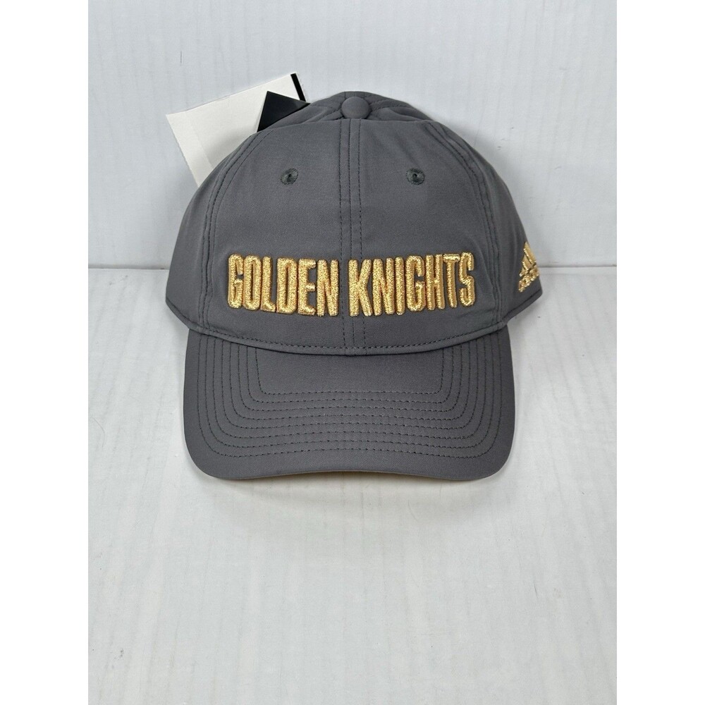 Adidas Vegas Golden Knights Coaches NHL Adjustable Slouch Hockey Hat Cap NEW
